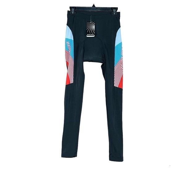 Zero Bike Men's Small Polyester Lyrca Padded Cycling Pants‎ Leggings American - Picture 1 of 9